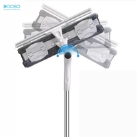Dooso Meilleure vente disponible des deux côtés Raclette à longue tige Nettoyeur de vitres Nettoyage pour le nettoyage des vitres de voiture