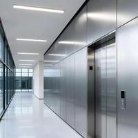 Panel de Pared de Metal con Chapa de Madera de Bambú, Revestimiento de Pared Interior para Hoteles y Salas de Estar, Panel de Pared de Listones de Madera, Panel de Pared 3D