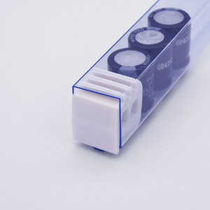 أنابيب PVC شفافة مضادة للساكنة قابلة للتخصيص ، مادة توصيلة واقية للتعبئة في IC ، مكثف كهربائى مربع - Product Image 3