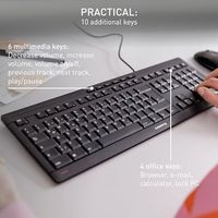 Clavier filaire OEM ODM Stream pour PC portable, touches silencieuses, sensation de frappe unique, design fin, commutateurs à ciseaux SX, USB-A Q