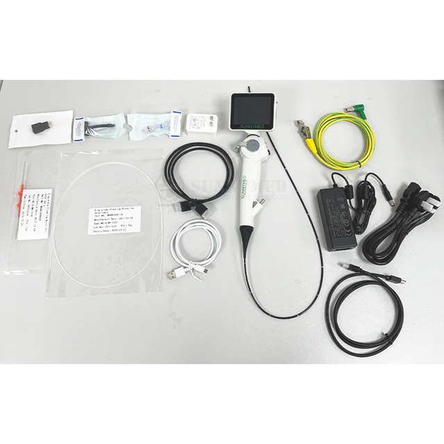 Veterinary Medical 2.8mm/3.8mm/4.8mm Flexible Endoscope Fiber Optic Video Bronchoscope Ent Neurosurgery Nasal Flexible Endoscope