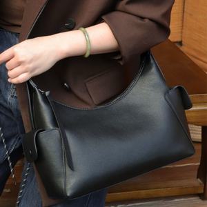 Bolsos de Mujer de Cuero Genuino de Alta Calidad, Bolsos de Mano de Lujo para Mujer, Bolsos de Hombro de Piel Vacuna a la Moda, Bolsos Cruzados Casuales para Uso Diario - Product Image 2