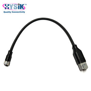 Deutsch DT04 kabel konektor Pria untuk Lurus M12 5 Pin perempuan tahan air kabel Overmolded untuk otomatisasi - Product Image 1
