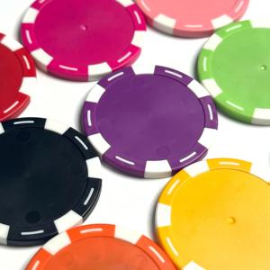 Fichas de Póker con Borde Rayado, 40mm, 13.5g, Compuesto de Arcilla, Personalizables con Logotipo/Impresión, Multicolores <span class=keywords><strong>para</strong></span> Casino y Noches de Juego - Product Image 3
