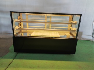 <span class=keywords><strong>Vitrine</strong></span> à gâteaux commerciale en verre hautement transparent, à économie d'énergie, avec réfrigérant R404a, pour café et restaurant - Product Image 3