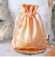 Pochette en Satin pour bijoux, sacs à perruque, emballage de cheveux, Logo personnalisé, cadeau en soie, sac à cordon pour mèches de cheveux, vente en gros