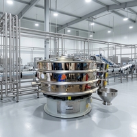 Machine de tri de poudre d'amidon de tapioca en acier inoxydable pour la transformation alimentaire avec tamis vibrant rotatif multi-spécifications