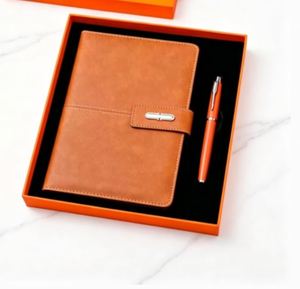 Wholesale Luxury 2026 <b>Notebook</b> Gift Set Custom Logo Printing Hardcover PU Leather Planner Corporate Plain <b>Notebook</b> Set With Pen - Product Image 5