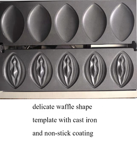 <strong>Snack</strong> Equipment Electric Commercial Women Pussy Waffle Machine Girl Vagina Waffle <strong>Maker</strong> - Product Image 4
