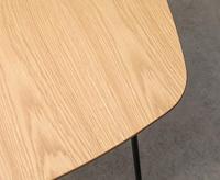 Table basse moderne portable en bois avec rangement pour salon, balcon ou coin de réception