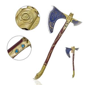 MS GOW 5 God War Ragnarok ดาบโลหะจำลอง ขนาด 98 ซม. น้ำหนัก 4 กก. ผลิตจากโลหะผสมสังกะสี ใบมีดอัพเกรดเต็มรูปแบบ ขวาน Kratos Leviathan อัตราส่วน 1:1 อาวุธจากเกม - Product Image 1