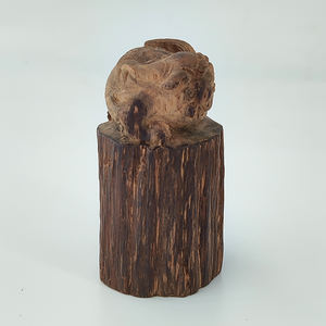 タラカンワイルドアガーウッドアガーウッド風水彫刻-Pixiu (シールスタイル) - Product Image 4