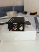 Convertisseur audio numérique-analogique 3,5 mm VGA coaxial optique avec entrée 3RCA pour multimédia, garantie 1 an, boîte cadeau
