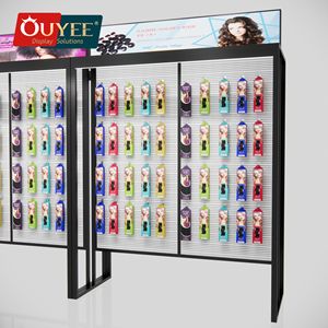 La mejor tienda de pelo decoración diseño estante cosmético góndola muebles peluca soporte de exhibición tienda de suministros de belleza - Product Image 6