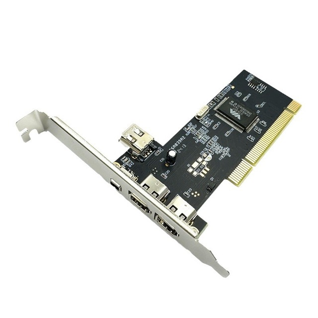 PCI 1394 DV HDV high-definition video capture card Fireline card/no drive PCI to 1394 adapter card