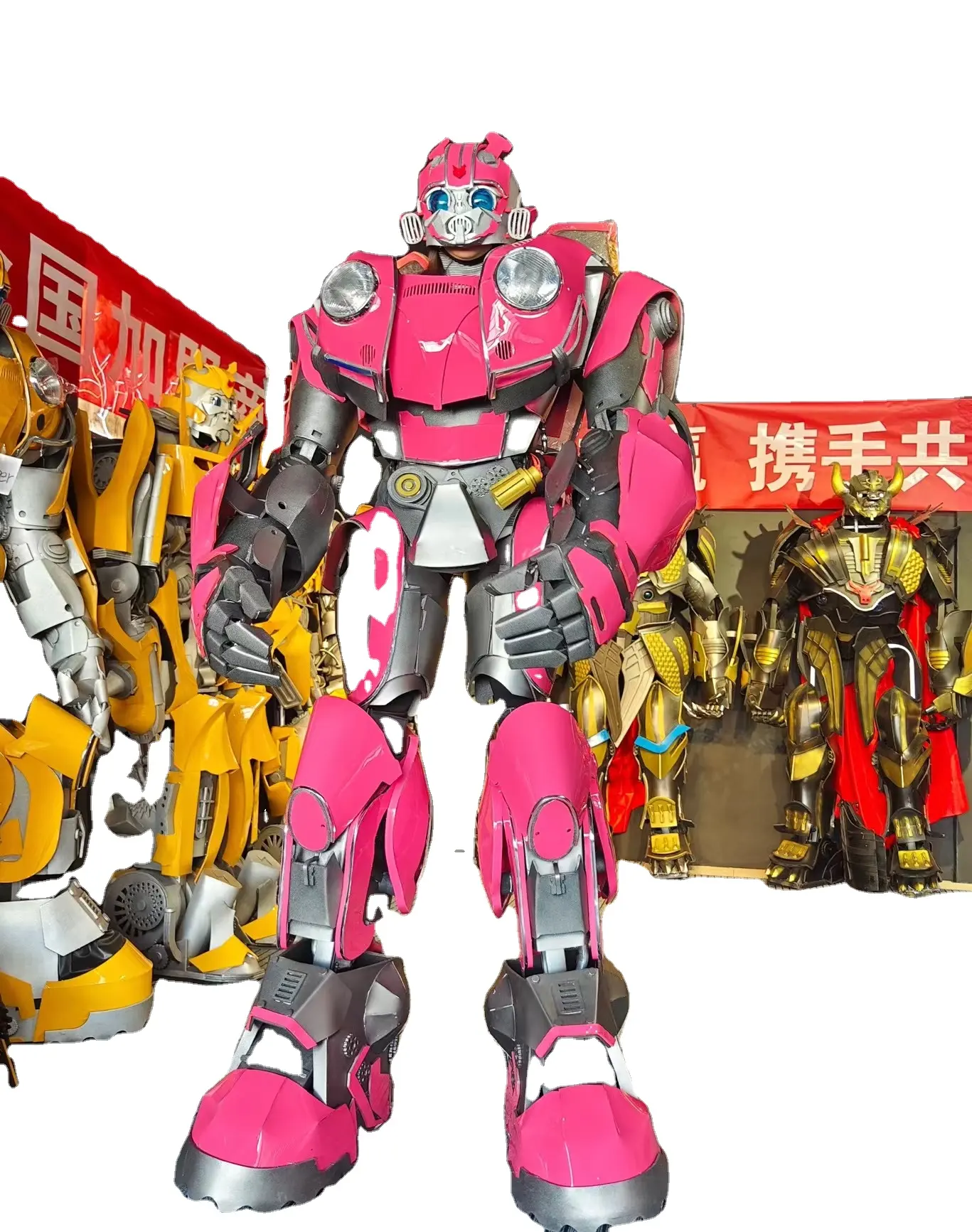 Nueva llegada EVA alta calidad gran oferta atractivo realista Rosa Robot disfraz rendimiento Cosplay Robot armadura disfraz