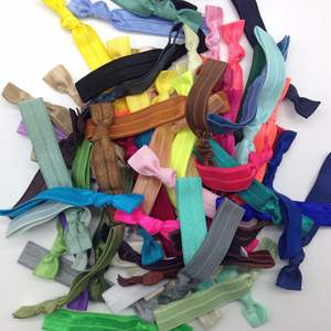 Cinta <span class=keywords><strong>el</strong></span>ástica plegable brillante sólida de 16mm al por mayor, cinta <span class=keywords><strong>el</strong></span>ástica FOE, correas de regalo para la cabeza DIY, banda para <span class=keywords><strong>el</strong></span> pelo - Product Image 3