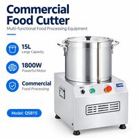 Hachoir alimentaire commercial 15L, Coupe-bol commercial, Mixeur viande-légumes 15L