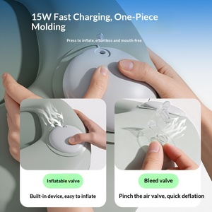 Da Niu Nouveau Siège <span class=keywords><strong>Rehausseur</strong></span> <span class=keywords><strong>Gonflable</strong></span> pour Festival <span class=keywords><strong>de</strong></span> Musique et Repose-Pieds Épaissi, Coussin d'Extérieur Portable à Gonflage par Pression - Product Image 2