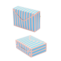 Panier de bouquet de fleurs unique et créatif pour la fête des mères, boîte cadeau pliable avec enveloppe imperméable
