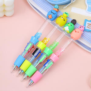 Bolígrafo Popular con Figura de Dibujos Animados de Frutas, Bolígrafo de Punta Redonda con Líquido Brillante, Mini Bolígrafo de 4 Colores, Recuerdos de <span class=keywords><strong>Boda</strong></span>, Artículos Promocionales para Eventos - Product Image 3