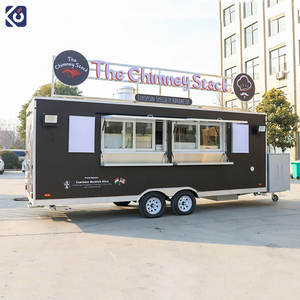 CAMPTRL Chariot de restauration mobile de qualité supérieure entièrement équipé, <span class=keywords><strong>camion</strong></span> de restauration rapide avec cuisine complète pour restaurants de restauration rapide - Product Image 5