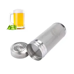 70 x 180mm 300 Micron Stainless Steel Mesh Filter Home Brew Brewing Filter Barrel Dry Hopper Home Beer Wine Making Tools