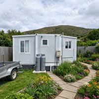 FLKT Villa de luxe moderne préfabriquée, pliable à double aile, résistante aux intempéries et au feu, extensible, en conteneur de 20 ou 40 pieds pour habitation