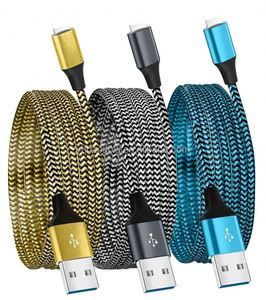 OEM ODM Customized 3pack Nylon Braided <b>Data</b> <b>Cable</b> for iPhone USB Fast Charging <b>Cable</b> 2.4A Tablet Laptop Charging <b>Data</b> <b>Cable</b> - Product Image 1