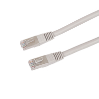 Kabel Patch VCOM SFTP Cat6 CCA 1Gbps Gigabit Ethernet untuk Teknisi Jaringan Pusat Data Kantor Perusahaan