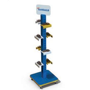 مخصص حذاء رفوف ل مخزن حذاء التجزئة رف شاشة حامل نوافذ العرض رف عرض معدني رف شاشة سلك ل حذاء مخزن الجملة الواقف - Product Image 1