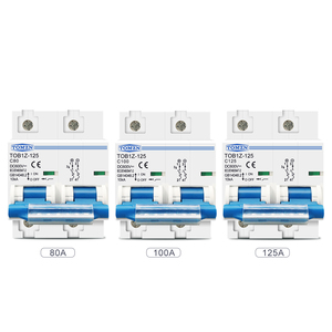 TOMZN Disjoncteur DC 2P MCB 600V 125A 100A 80A pour Système PV <span class=keywords><strong>Courbe</strong></span> C, Interrupteur Principal de Batterie - Product Image 5