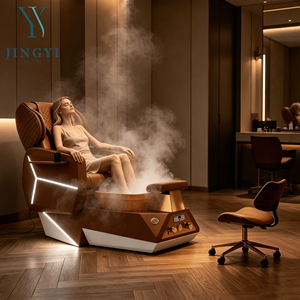 Sillón de Pedicura de Lujo JingYi Beauty Salon, Silla de <span class=keywords><strong>Spa</strong></span> para Pies <span class=keywords><strong>con</strong></span> Masaje, Calentamiento y Sistema de Vapor Terapéutico - Product Image 1