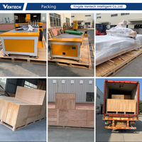 Machine de découpe CNC à cinq axes pour panneaux de conduits pré-isolés V4013, traitement à lame unique pour composants de conduits PIR et phénoliques
