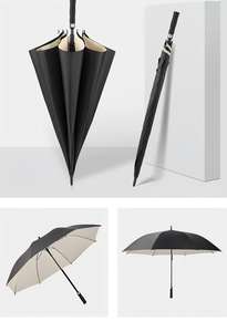 Автоматический зонт для гольфа 30 дюймов, с полноцветной печатью, двухслойный, очень большой, ветрозащитный, с защитой от УФ-излучения, с возможностью нанесения логотипа и печати на заказ - Product Image 6