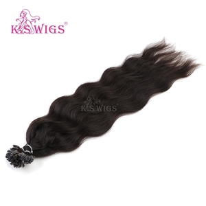 Extensiones de Cabello Virgen con Punta en U KSWIGS, Suaves y Brillantes, de 12 a 28 Pulgadas, Estilo Ondulado Informal para Playa, Festivales y Vacaciones - Product Image 4