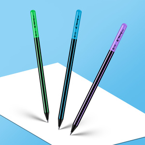 YALONG fournitures de bureau et scolaires <span class=keywords><strong>crayon</strong></span> hexagonal de sortie d'usine en gros pour enfants <span class=keywords><strong>crayon</strong></span> <span class=keywords><strong>multicolore</strong></span> en bois noir - Product Image 4