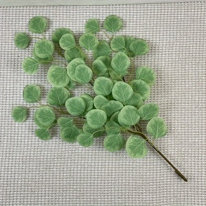 Guirlande artificielle d'eucalyptus KEMIN, feuilles en forme <span class=keywords><strong>de</strong></span> trident, style mariage et remise <span class=keywords><strong>de</strong></span> diplôme, fleurs décoratives artificielles, style nordique, polyester - Product Image 3