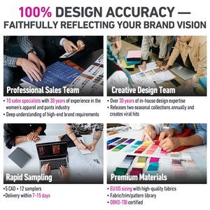 <span class=keywords><strong>Pantaloni</strong></span> a Gamba Larga Curvi Personalizzati OEM <span class=keywords><strong>con</strong></span> <span class=keywords><strong>Elastico</strong></span> <span class=keywords><strong>in</strong></span> <span class=keywords><strong>Vita</strong></span>, Cordoncino <span class=keywords><strong>in</strong></span> Pizzo, <span class=keywords><strong>Pantaloni</strong></span> Casual da Donna - Product Image 6