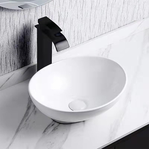 Lavabo da bagno in ceramica rotonda per lavabo da bagno per lavabo <span class=keywords><strong>piccolo</strong></span> - Product Image 5