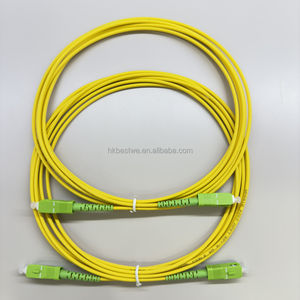 สายแพทช์คอร์ดแบบ Single-Mode SC/APC LSZH สีเหลือง สำหรับเครื่องแปลงสัญญาณออปติคอล CATV สายเคเบิลสื่อสารไฟเบอร์เดี่ยว - Product Image 2