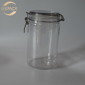 Unbreakable Clear PET Food <strong>Container</strong> 100ml 200ml 250ml 300ml 500ml Airtight Food-grade Jar Seal Wire Clamp Fastening - Product Image 2