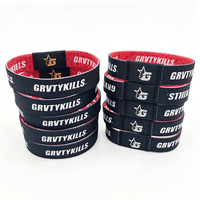 Bracelets élastiques personnalisés en RPET, imprimés par transfert thermique, écologiques, tendance, avec votre propre logo, RFID
