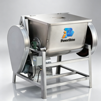 Mélangeur à farine commercial 15kg-150kg, machine à pétrir la pâte automatique, contrôle numérique, vitesse réglable, bol en acier au carbone, 220V