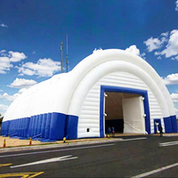 Tente de stockage gonflable innovante, imperméable, coupe-vent, portable, structure de dôme pneumatique, abri avec taille personnalisable
