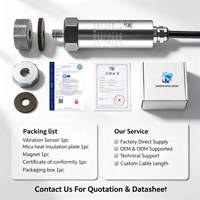Sensor Getaran 3-Axis CE RS485 Transmitter Getaran dengan Pengukur Akselerasi, Kecepatan, dan Perpindahan untuk Pemantau Kondisi
