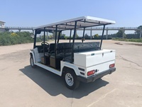 Voiture de patrouille électrique de haute qualité à 8 places pour la sécurité des sites touristiques