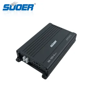 Suoer SE-120.4 24V เครื่องขยายเสียง1500W โมโนบล็อคเครื่องเสียงรถยนต์ระดับ D ทรงพลัง