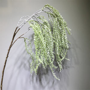 Nueva llegada plantas colgantes artificiales plástico verde sauces llorones rama <span class=keywords><strong>de</strong></span> árbol para la decoración interior del banquete <span class=keywords><strong>de</strong></span> boda - Product Image 4