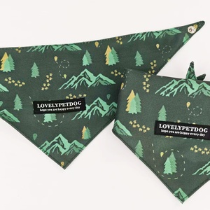 <span class=keywords><strong>Bandana</strong></span> Triangolare a Quadri Personalizzabile con Logo per Cani e Gatti - Sciarpa Collare Regolabile in Cotone per Tutte le Stagioni - Product Image 5